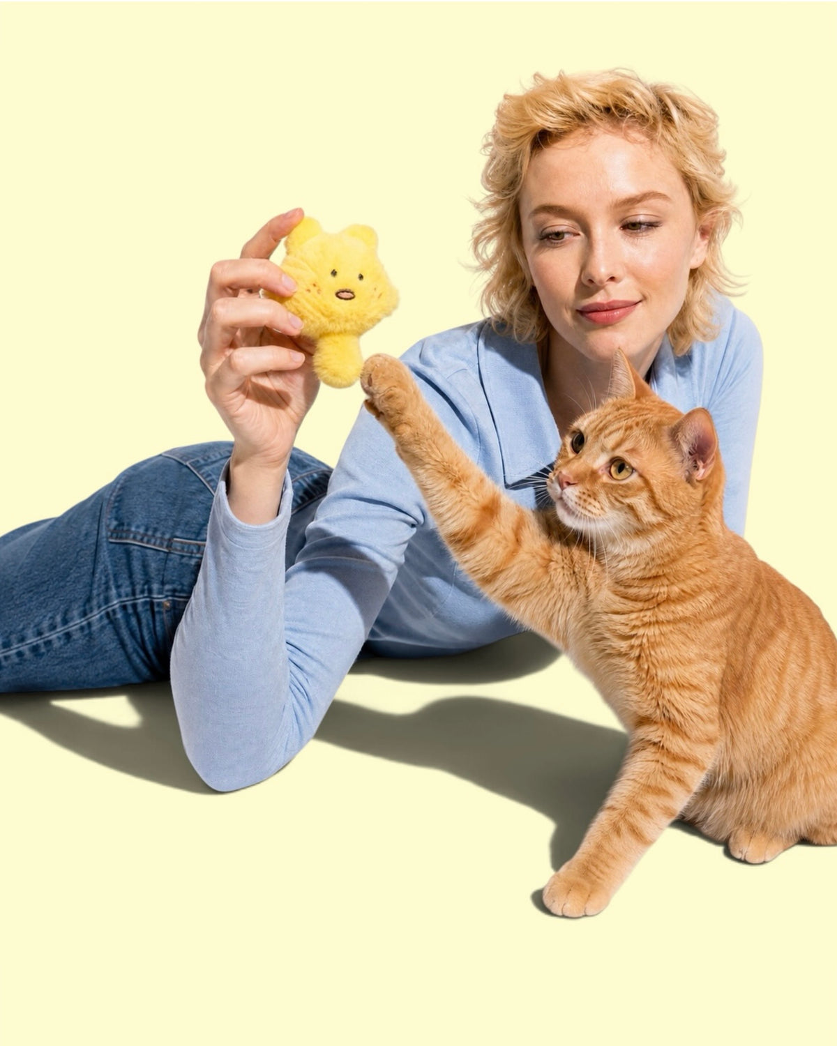 Playfull Plush Cat