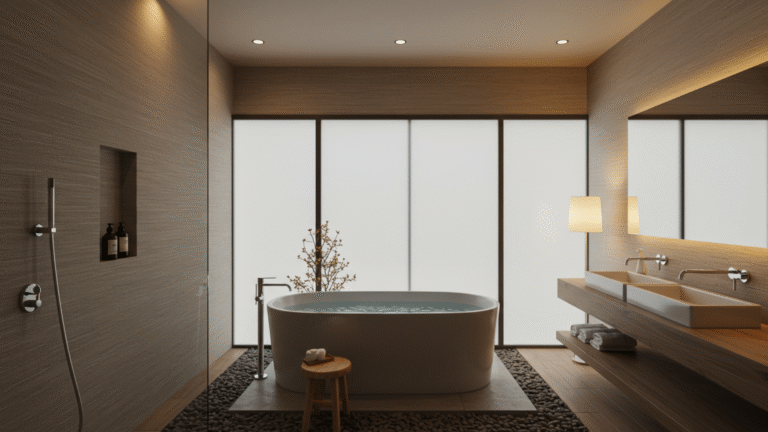 10 Idées de Salle de Bain Japonaise Moderne Pour Créer un Refuge Paisible