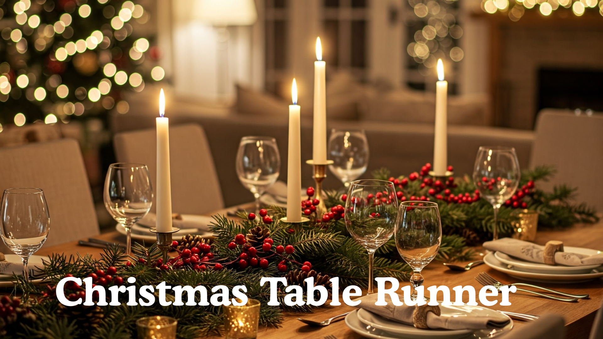 You are currently viewing 10 Idées de Chemins de Table de Noël Naturels pour Transformer Votre Décoration de Fête