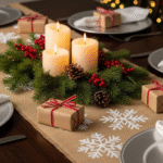 10 Idées de Chemins de Table de Noël pour Transformer Votre Salle à Manger Festive