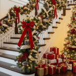 10 Idées de Décoration d’Escalier de Noël pour Transformer Votre Maison de Fêtes