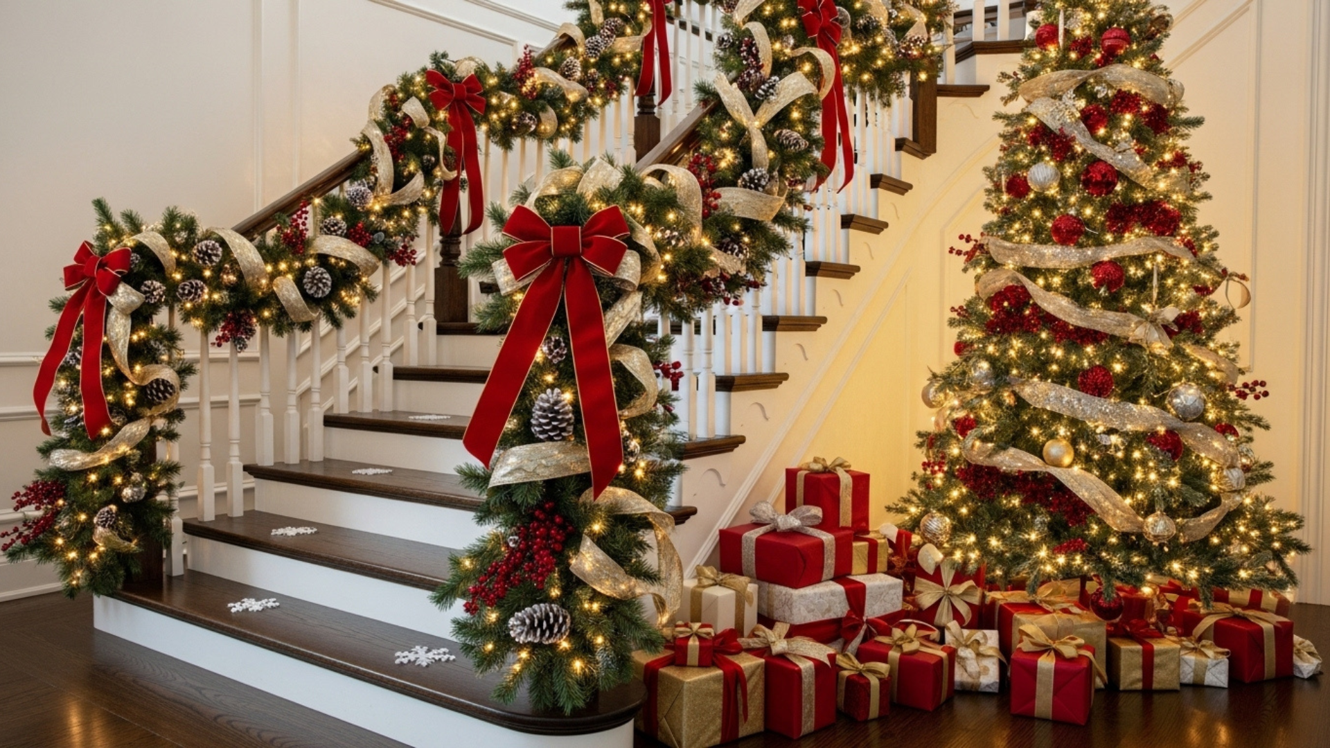 You are currently viewing 10 Idées de Décoration d’Escalier de Noël pour Transformer Votre Maison de Fêtes