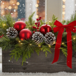 Idées de Jardinières de Fenêtre de Noël qui Transforment Votre Maison